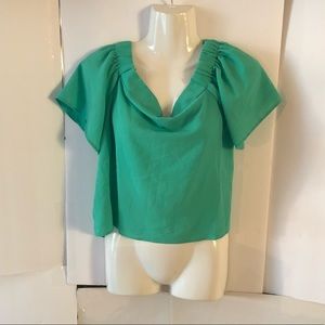 It Girl Green Blouse